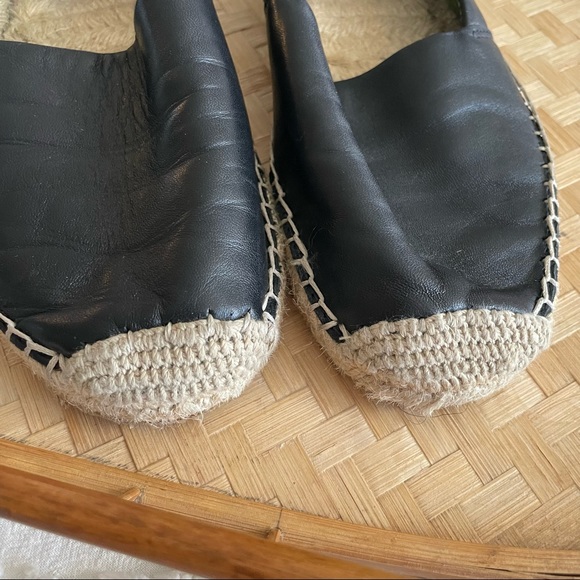 Sam Edelman Black Slip On Espadrille Shoes sz 8 - Picture 4 of 6